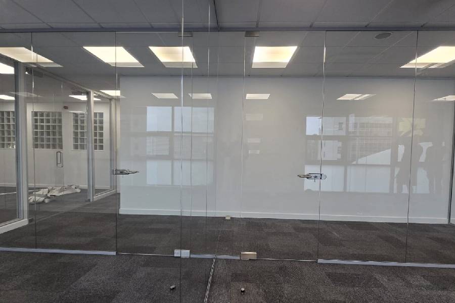 Glass Partition Removal