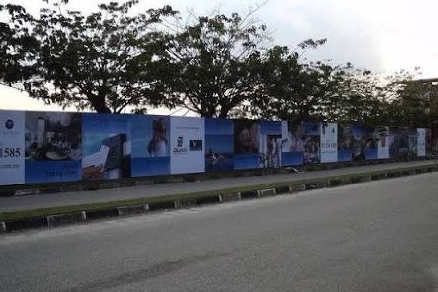 Construction Hoarding for hoarding board installation