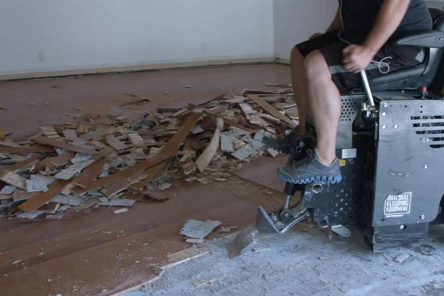 Parquet Floor Removal for floor & tile removal