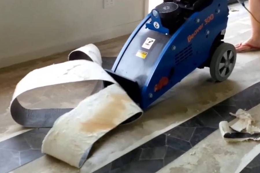 Vinyl Removal for floor & tile removal